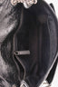 Saint Laurent Black Crinkled Leather 'Niki' Shoulder Bag