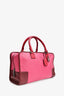 Loewe Pink Duo-Toned Amazona Top Handle With Strap