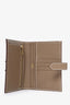 Hermès 2024 Etoupe Epsom Leather 'Bearn' Compact Wallet GHW
