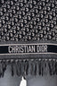 Christian Dior Navy Terry Cloth Oblique Poncho