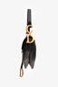 Christian Dior 2019 Black Grained Leather Saddle Bag
