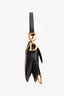 Christian Dior 2019 Black Grained Leather Saddle Bag