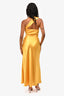 Racil Yellow Cut-Out Detail One Shoulder Maxi Dress Size 0