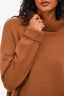 Nili Lotan Brown Cashmere Turtleneck Sweater Size M