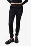 Saint Laurent Black Drawstring Pants Size 42