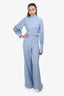 Emilia Wickstead Blue Long Sleeve Jumpsuit Est. Size XS