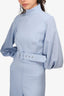 Emilia Wickstead Blue Long Sleeve Jumpsuit Est. Size XS