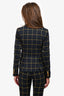 Smythe Navy/Yellow Plaid Blazer Size 2