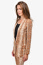 Smythe Desert Snake Blazer Size 2 and Crop Kick Pant Size 00