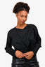 Pleats Please Black Pleated Shrug Top Size S