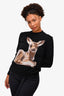 Burberry London Black Wool 'Deer' Sweater Size XS