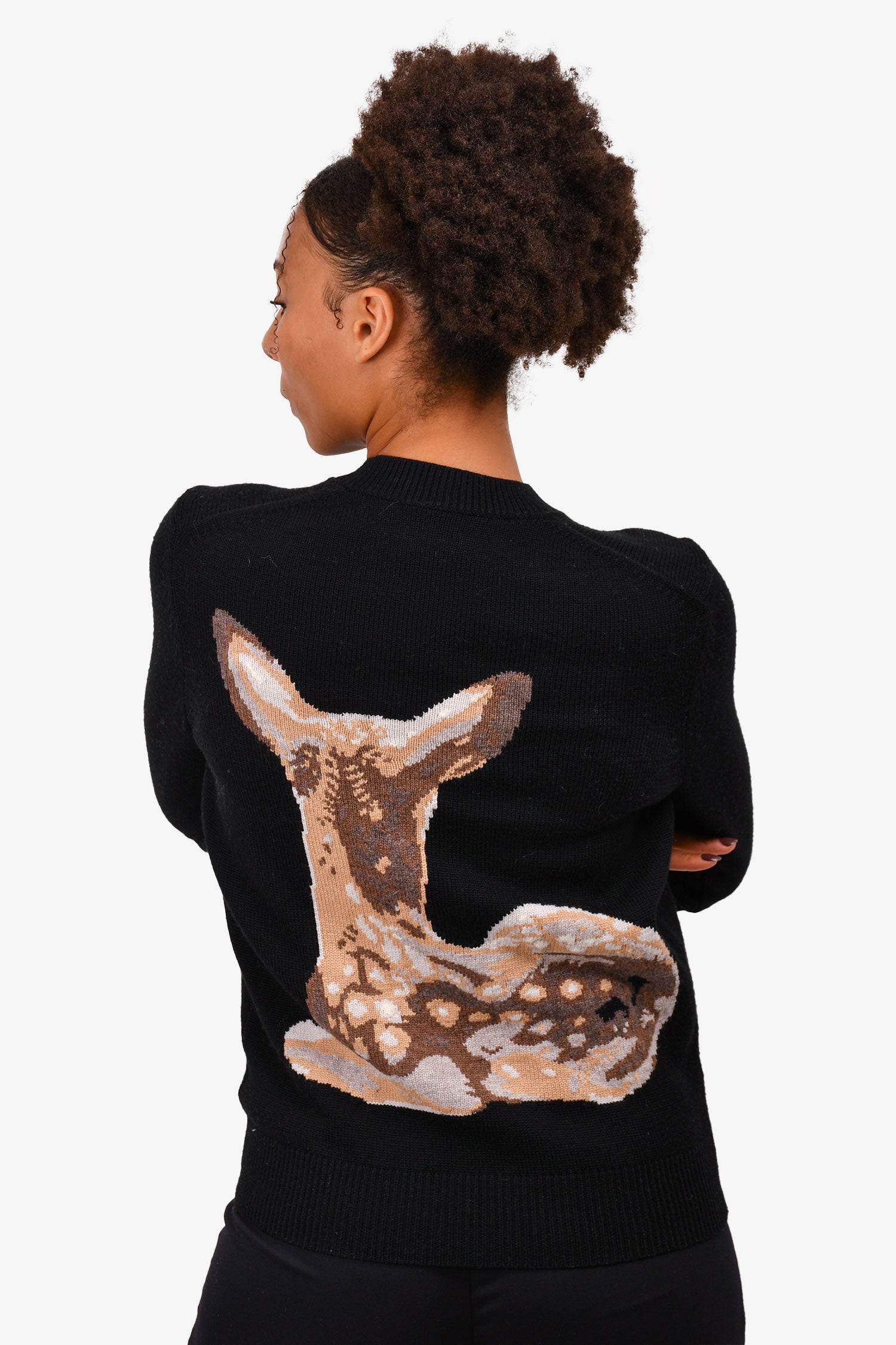 Burberry London Black Wool 'Deer' Sweater Size XS – Mine & Yours