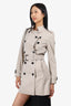 Burberry Prorsum Beige Belted Trench Coat Size 4