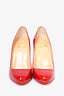 Christian Louboutin Red Patent Round Heels Size 36.5