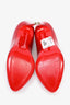 Christian Louboutin Red Patent Round Heels Size 36.5