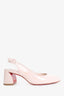 Christian Louboutin Pink Patent Leather Miss Jane 55 Pumps Size 35.5