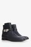 Hermès Black Leather Neo Ankle Boots Size 36