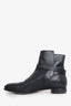 Hermès Black Leather Neo Ankle Boots Size 36
