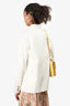 TWP White Cotton Single Breasted Blazer Size S