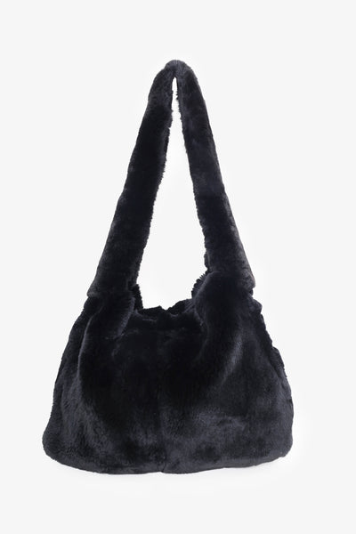 Miu Miu Black Fur Shoulder Bag – Mine & Yours