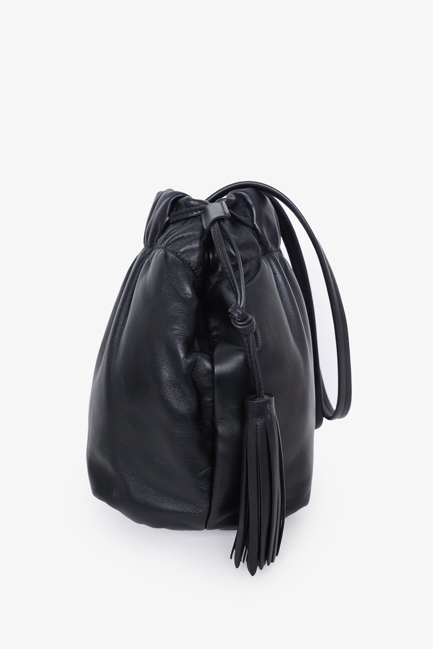 Prada Black Nappa Leather Bucket Bag – Mine & Yours