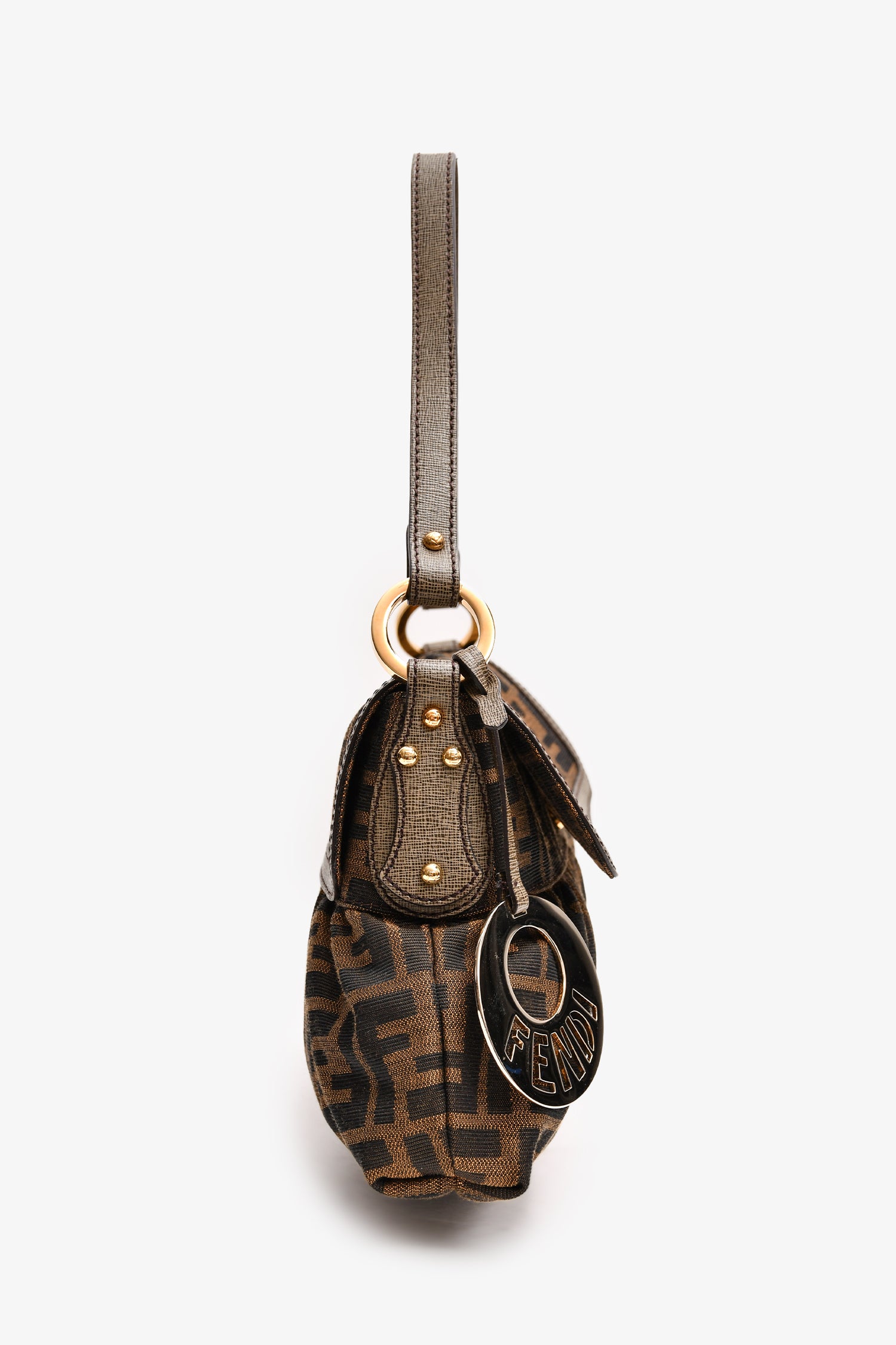 Fendi Vintage Brown Zucca Print Shoulder Bag – Mine & Yours