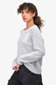 Rails Grey Wool/Cashmere Blend Lighting Crewneck Sweater Size M