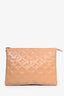 Louis Vuitton 2021 Camel Empreinte Leather Coussin PM Crossbody Bag with Chain Strap