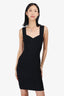 Herve Leger Black Bandage Bodycon Midi Dress Estimated Size S