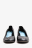 Lanvin Black Leather Block Heels Size 40