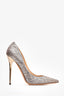 Jimmy Choo Gold/Silver Metallic Heels Size 39