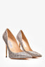 Jimmy Choo Gold/Silver Metallic Heels Size 39