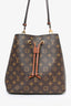 Louis Vuitton 2021 Monogram NeoNoe Caramel MM Bucket Bag