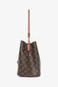 Louis Vuitton 2021 Monogram NeoNoe Caramel MM Bucket Bag