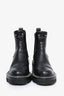 Louis Vuitton 2020 Black Leather Monogram Trim 'Beaubourg' Ankle Boots Size 36