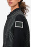 Opening Ceremony Green/Black Printed Bomber Coat Est. Size S