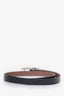 Hermés Black Leather Behapi Double Tour Bracelet