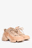 Christian Dior Brown Rubber/Neoprene 'D-Connect' Sneaker Size 36