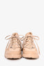 Christian Dior Brown Rubber/Neoprene 'D-Connect' Sneaker Size 36