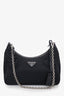 Prada Black Re-Nylon Re-Edition 2005 Crossbody Bag with Strap & Pouch