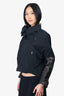 Rick Owens Black Padded Jumbo Biker Jacket Size 2
