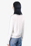 Peter Do Off-White Side-Slit Crew-Neck Sweater Size M