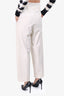 Brunello Cucinelli Off White Wool Trousers Size 2