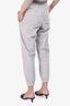 Brunello Cucinelli Grey Corduroy Track Pants Size 0