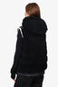 Moncler Grenoble Black/White Teddy Down Vest Size L