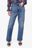 Khaite Blue Denim Straight Leg Jeans Size 27