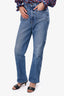Khaite Blue Denim Straight Leg Jeans Size 27