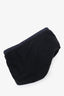 Givenchy Black Logo Fleece Gaiter Scarf