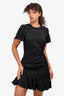 Sandro Black Side Cutout Mini Dress Size 38
