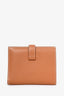Hermès 2021 Brown Leather Bearn Compact Wallet